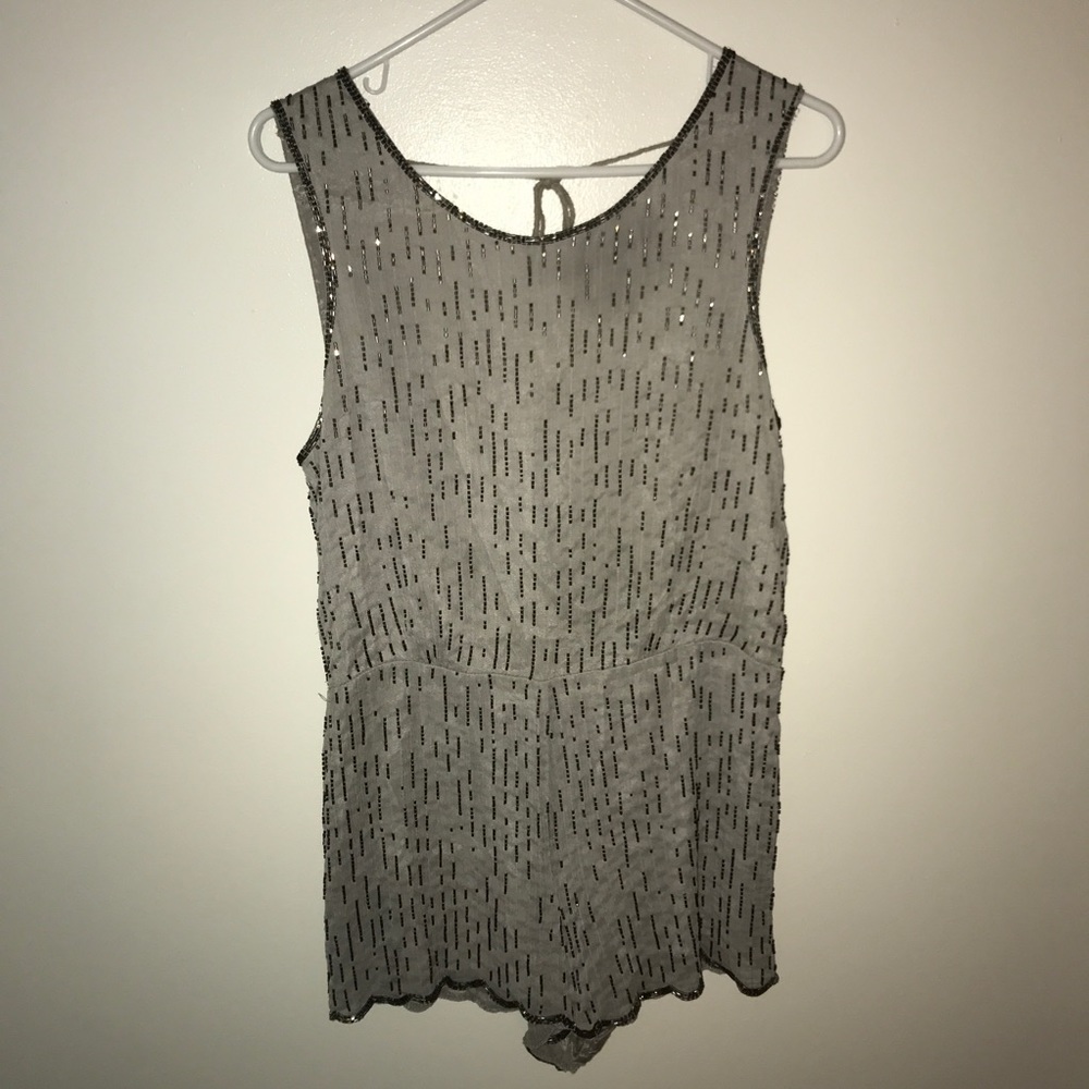 Embellished Free People Romper